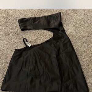 I.AM.GIA Black Asymmetrical Top